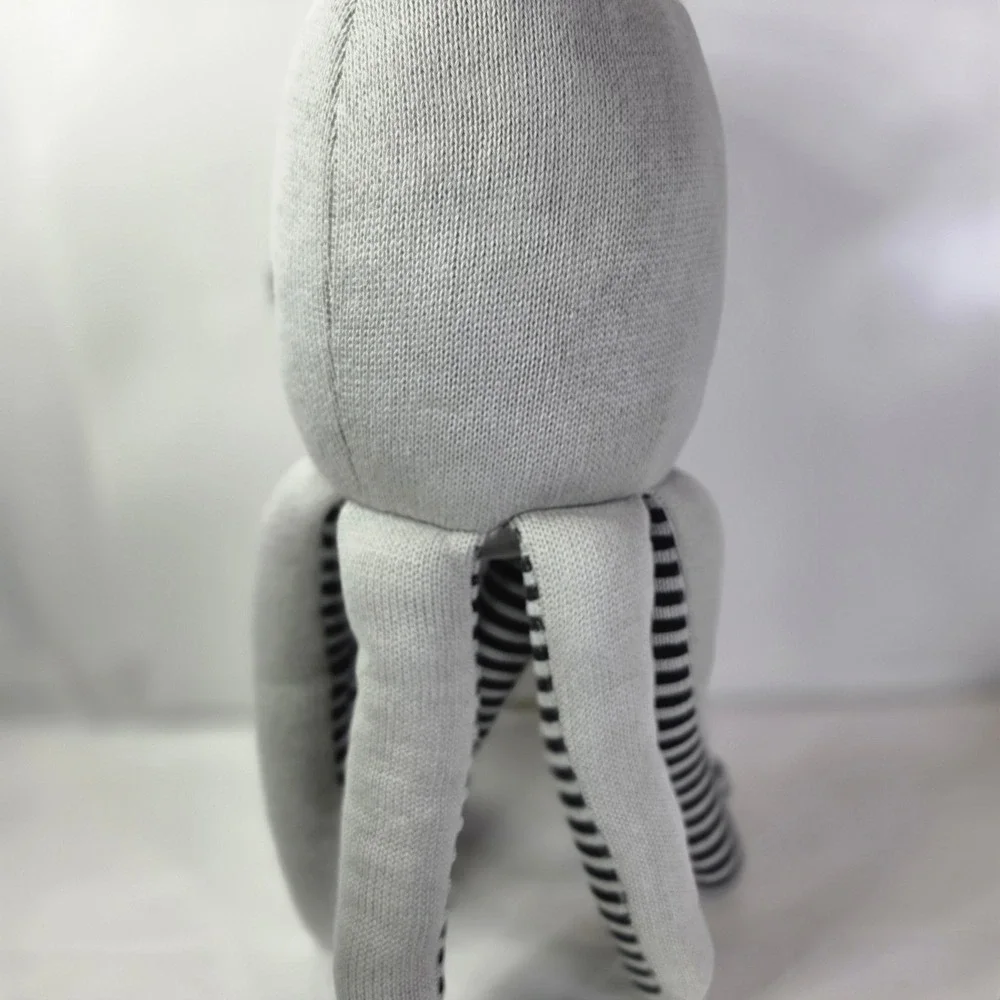 Pillowfort Target Gray Octopus Knit Throw Pillow Plush Nautical Decor 18